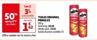 Auchan TUILES ORIGINAL PRINGLES offre