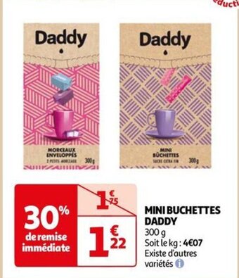 Auchan MINI BUCHETTES DADDY offre