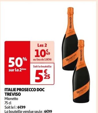 Auchan ITALIE PROSECCO DOC TREVISO offre