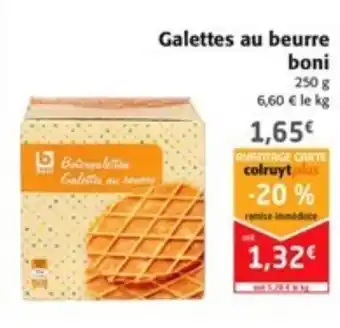 Colruyt Galettes au beurre boni offre
