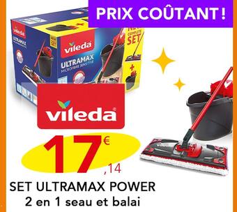 Stokomani Vileda set ultramax power offre