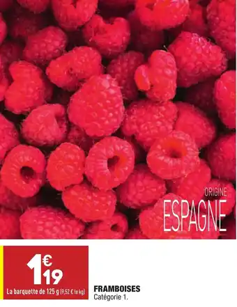 ALDI Framboises offre