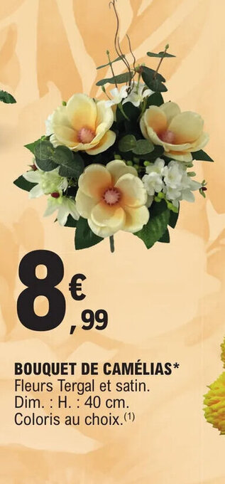 E.Leclerc BOUQUET DE CAMÉLIAS offre