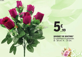E.Leclerc BOUQUET DE BOUTONS offre
