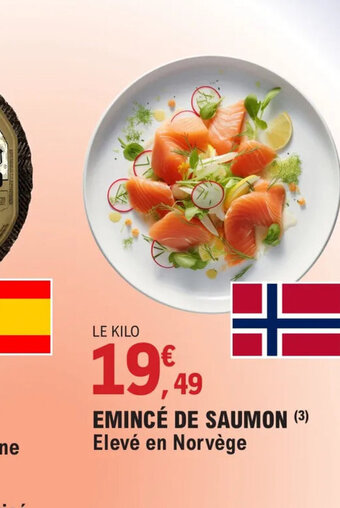 E.Leclerc EMINCÉ DE SAUMON offre