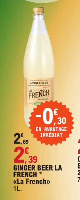E.Leclerc GINGER BEER LA FRENCH offre