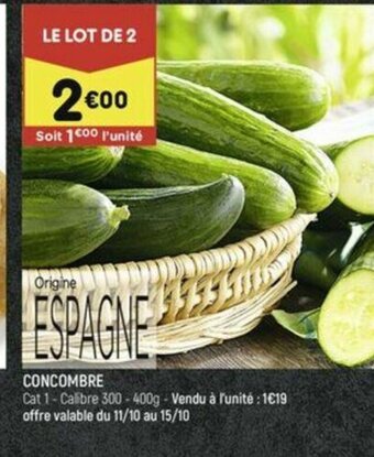 Leader Price CONCOMBRE offre