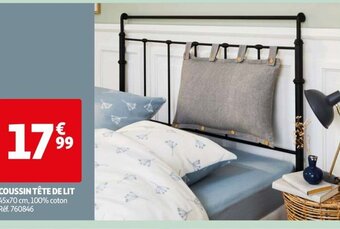 Auchan COUSSIN TÊTE DE LIT offre