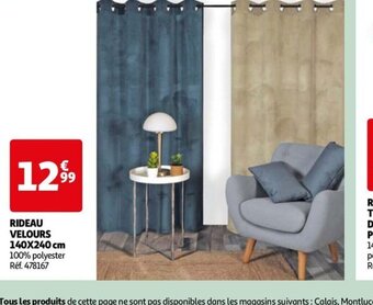 Auchan RIDEAU VELOURS offre
