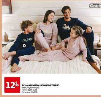 Auchan PYJAMA FEMME OU HOMME INEXTENSO offre