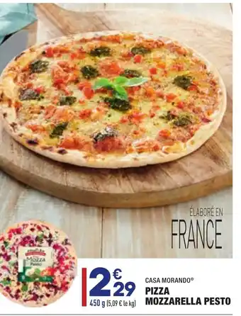 ALDI Pizza Mozzarella Pesto offre