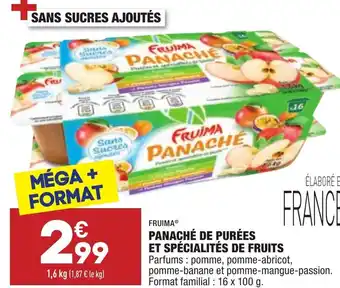 ALDI Panache de purées et spécialités de fruits offre