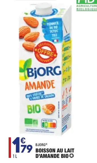 ALDI Boisson au lait d'Amande Bio offre