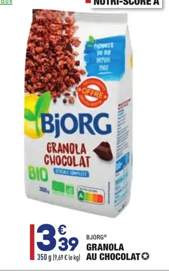 ALDI Granola au chocolat offre