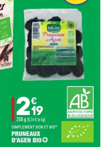 ALDI Pruneaux d'Agen Bio offre