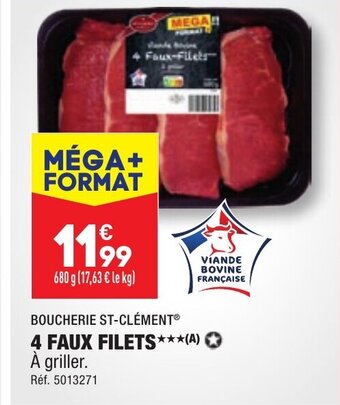 ALDI 4 FAUX FILETS offre