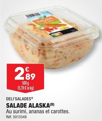 ALDI SALADE ALASKA(D) offre
