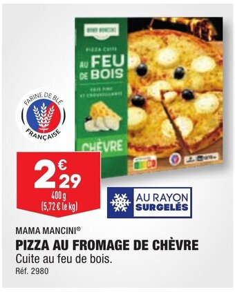 ALDI PIZZA AU FROMAGE DE CHÈVRE offre