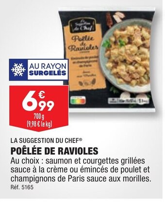 ALDI POÊLÉE DE RAVIOLES offre