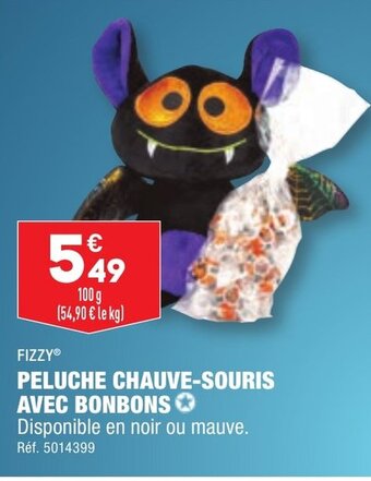 ALDI PELUCHE CHAUVE-SOURIS AVEC BONBONS offre