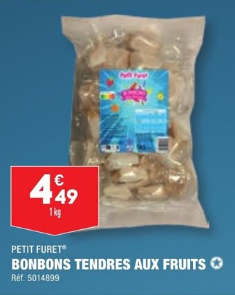 ALDI BONBONS TENDRES AUX FRUITS offre