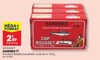 ALDI SARDINES offre