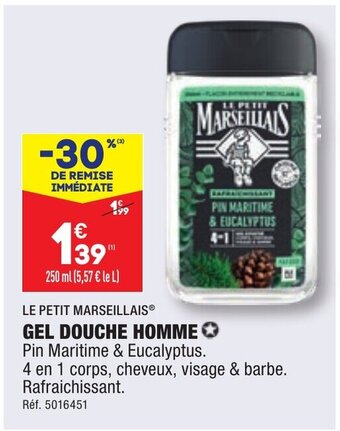 ALDI GEL DOUCHE HOMME offre