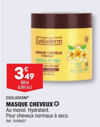 ALDI MASQUE CHEVEUX offre