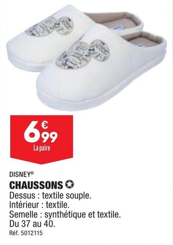 ALDI CHAUSSONS offre