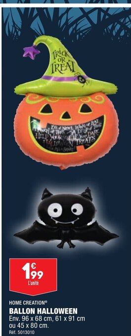 ALDI HOME CREATION® BALLON HALLOWEEN offre
