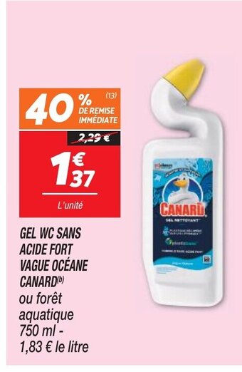 Netto GEL WC SANS ACIDE FORT VAGUE OCÉANE offre