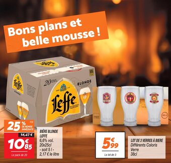 Netto BIÈRE BLONDE LEFFE offre