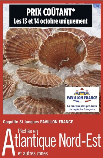Géant Casino Coquille St Jacques PAVILLON FRANCE offre