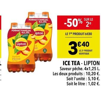 Supeco Lipton ice tea offre