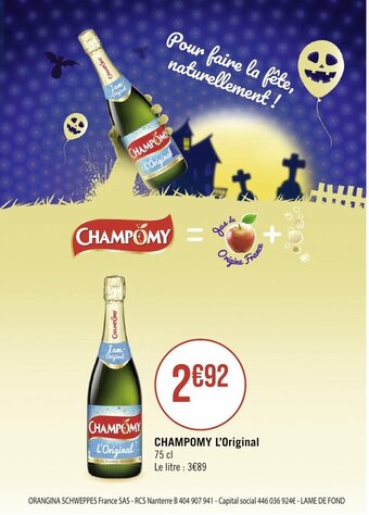 Géant Casino CHAMPONY L'Original offre