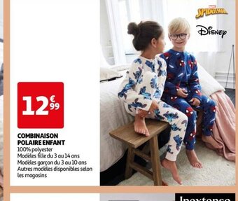 Auchan COMBINAISON POLAIRE ENFANT offre