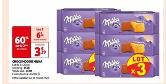 Auchan CHOCO MOOOO MILKA offre