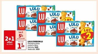 Auchan LULU L'OURSON LU offre