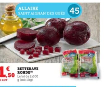 BETTERAVE RONDE