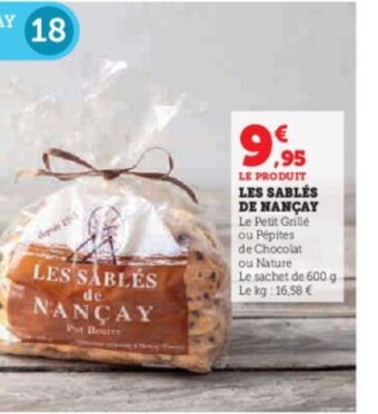Super U SABLÉS DE NANÇAY 18 offre