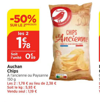 Bi1 Auchan Chips offre