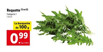 Lidl Roquette (1) ou (2) offre