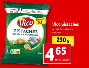 Lidl Vico pistaches offre
