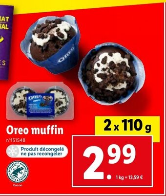 Lidl Oreo muffin offre