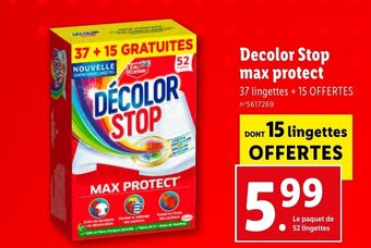 Lidl Decolor Stop max protect offre