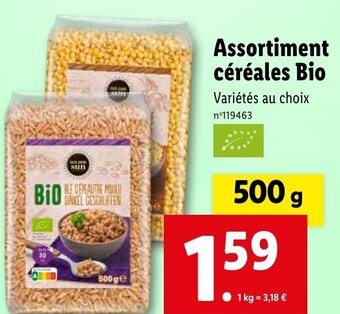 Lidl Assortiment céréales Bio offre