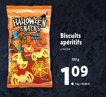Lidl Biscuits apéritifs offre