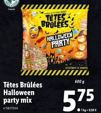 Têtes Brûlées Halloween party mix