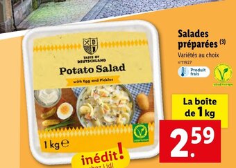 Salades préparées (³)