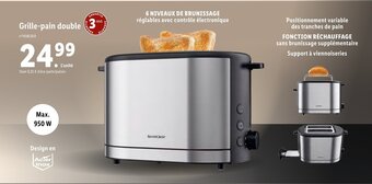 Lidl Grille-pain double offre